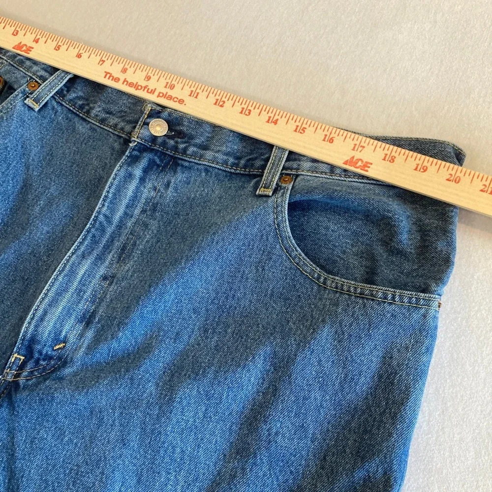 Levi's 517 Jeans Bootcut Mens 42x30 (Fit 40x29.5) Medium Wash Blue Denim